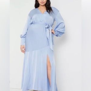 Price drop 🔥 Satin Maxi Dress perfect for that next wedding invite!